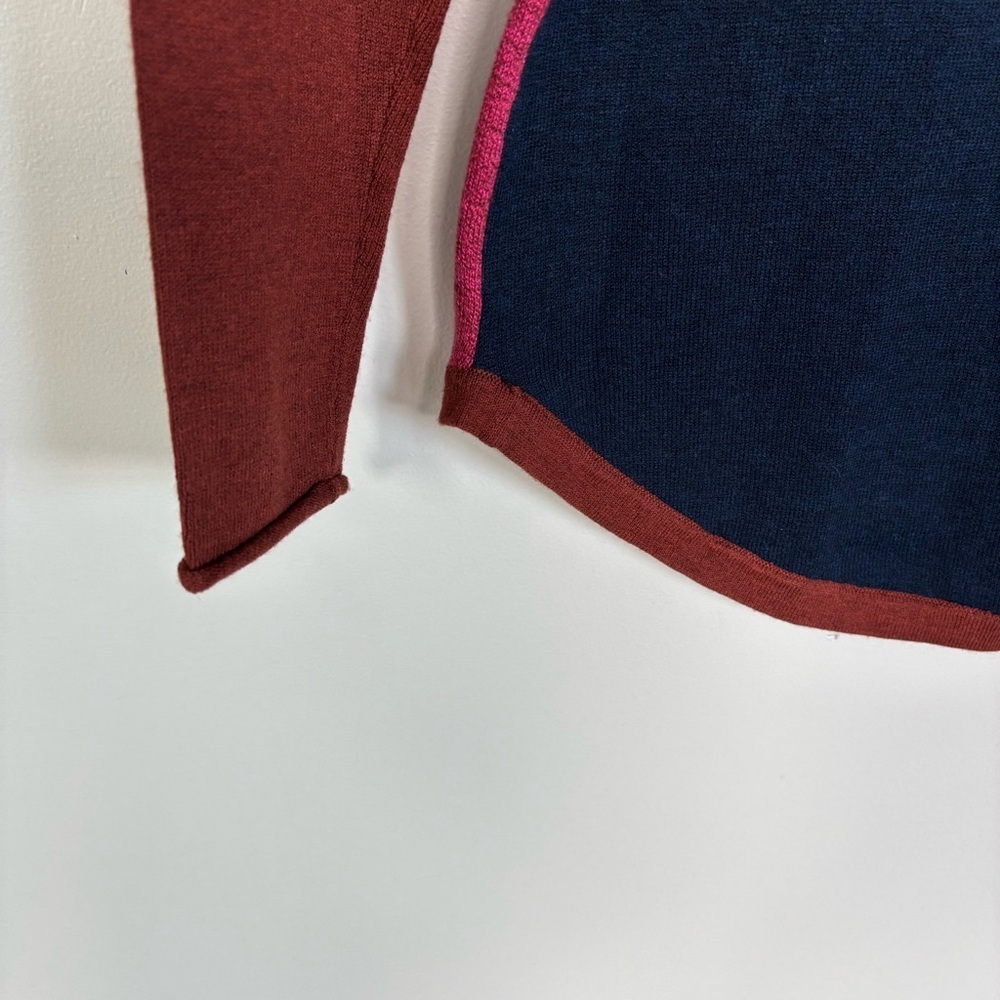 Smartwool Color Block Long Sleeve Sweater Size S - image 4
